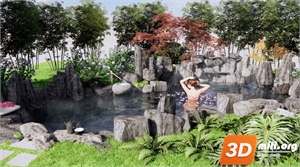 Rockery Skp Files